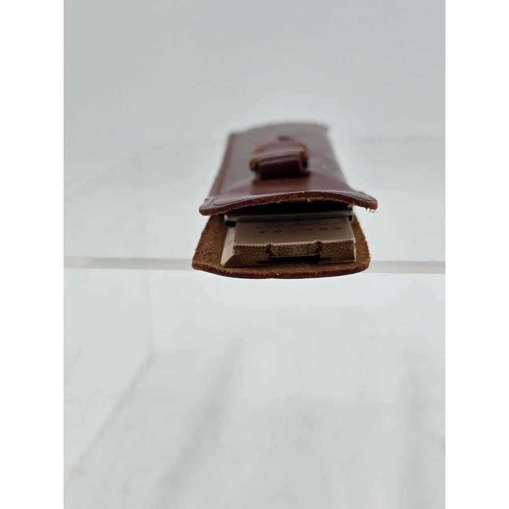 Frederick Post Co. No. 1444K Slide Rule Hemmi‎ Japan with Top Grain Cowhide Case